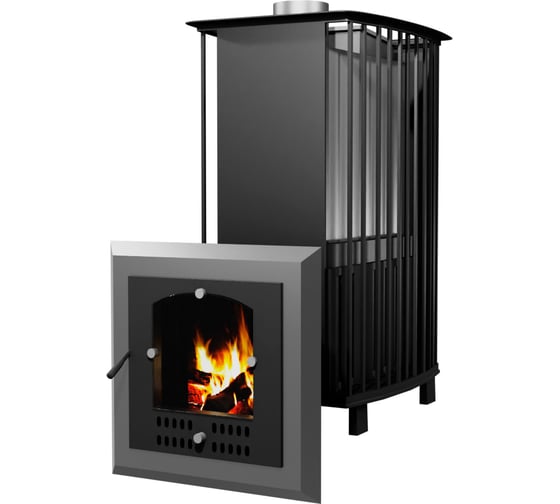 Изображение товара Дровяная печь для бани VVD Сударушка Руса-Семейная, топка чугун 7216