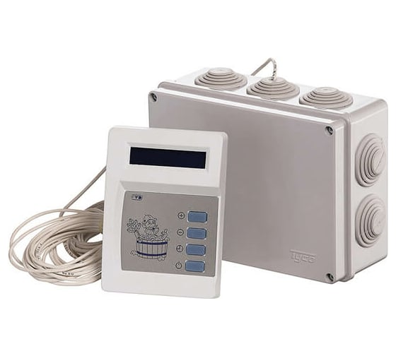 Изображение товара Пульт управления для электрокаменки VVD ПУ-01 М 2,25-6,25/220 электронный блок ПУ, силовой блок ПУ 260x210x100мм 4934