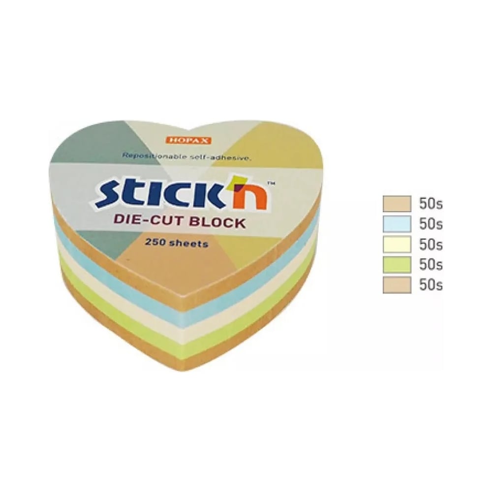 Самоклеящийся бумажный блок STICK`N самоклеящийся бинт без бретелек blackless solid bra stick gel силиконовый пуш ап женское нижнее белье