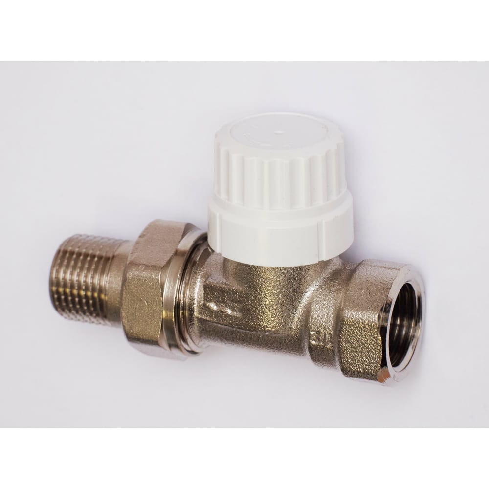 Прямой термостатический клапан радиатора WERTRUS клапан настроечный для радиатора 3 4 прямой profactor pf rvs 377