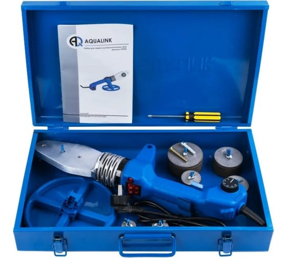 Изображение товара Набор для сварки ППР труб AQUALINK 20-63 мм (1500 Вт) NEW 4596