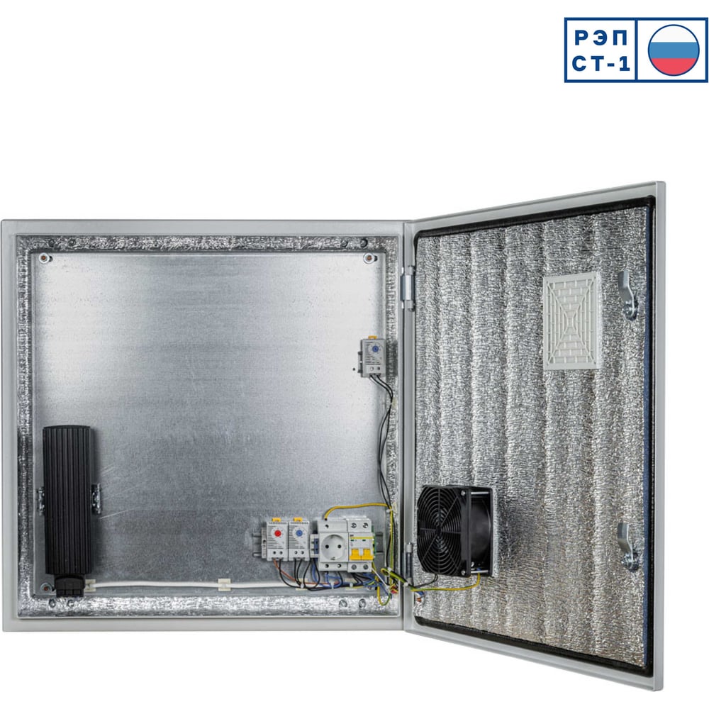 Изображение товара Навесной шкаф для электрооборудования MASTERMANN 600х600х210 мм IP54 металл