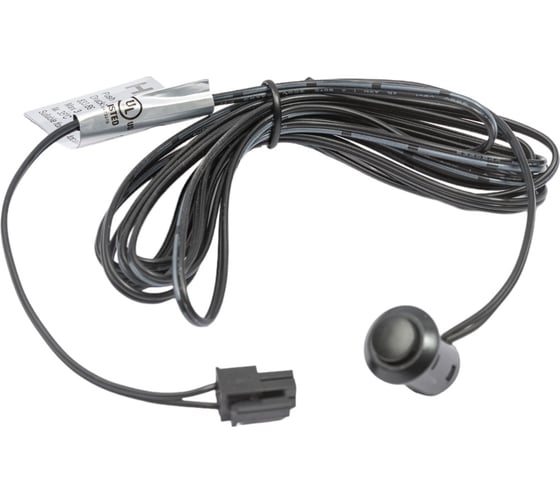 Изображение товара Кнопочный выключатель Hafele пластик, черный 833.89.108