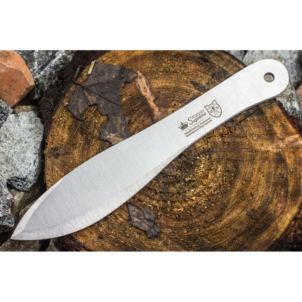 Изображение товара Метательный нож Kizlyar Supreme Импульс Satin 270 мм сталь 420НС