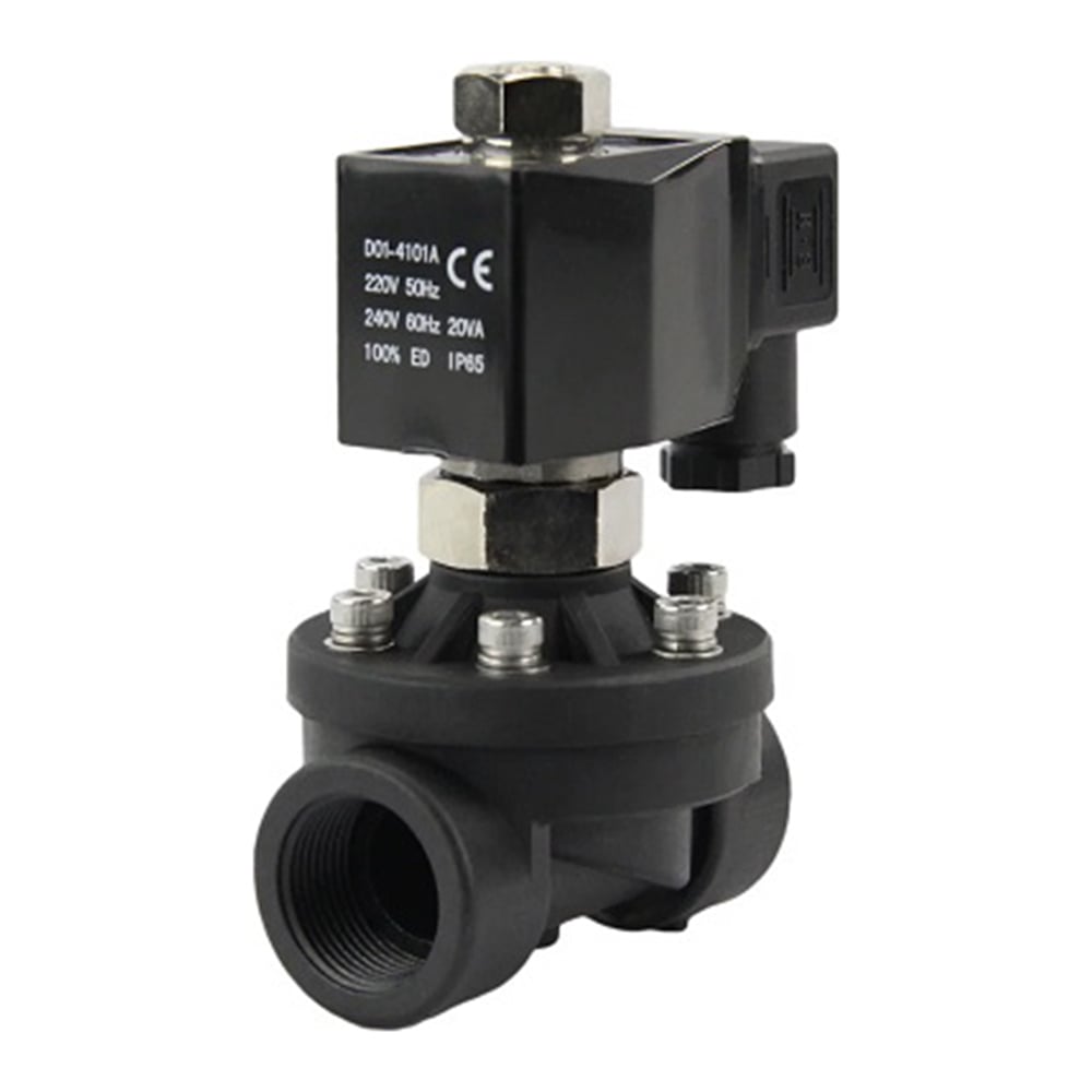 Изображение товара Электромагнитный клапан DN.ru VS2W-503E-NC Ду15 Ру6 пластик 24В Изображение товара Электромагнитный клапан DN.ru VS2W-503E-NC Ду15 Ру6 пластик 24В