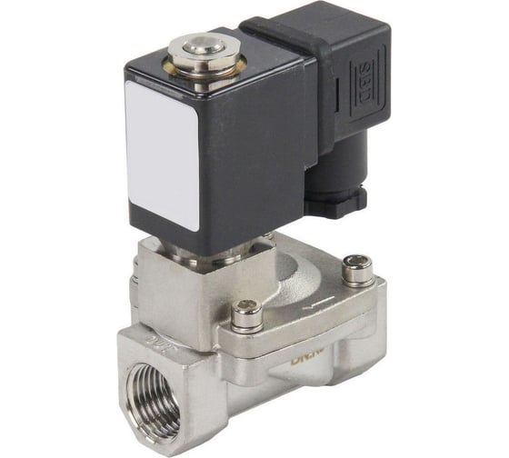 Изображение товара Клапан электромагнитный DN.ru VS2W-401E-PU-NC Ду20 Ру16 сталь, пилотный, EPDM, 220В AC D130-01499