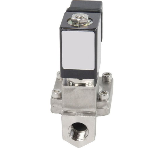 Изображение товара Клапан электромагнитный DN.ru VS2W-401N-PU-NC Ду50 Ру16 сталь, пилотный, NBR, 24В DC D130-01545