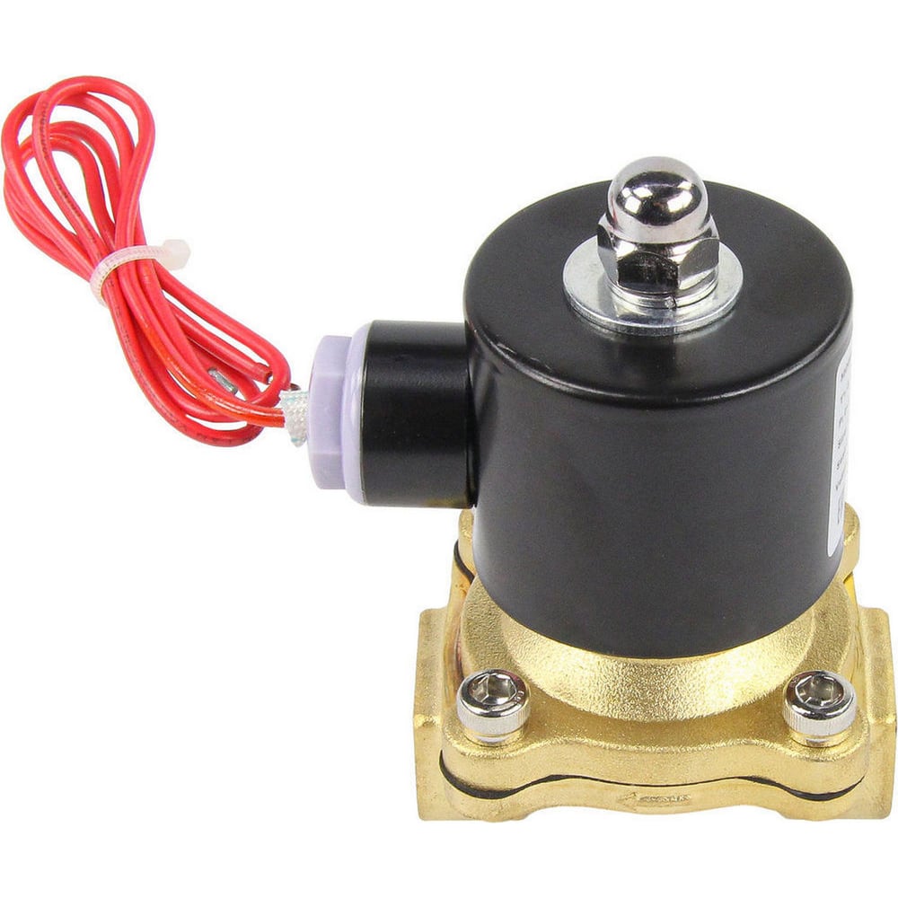 Изображение товара Клапан электромагнитный DN.ru VS2W-100V-NC Ду50 Ру10 латунь 220В AC Viton