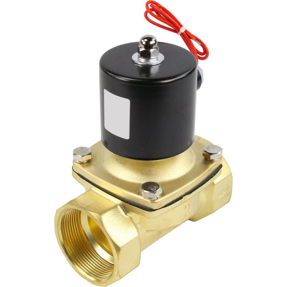 Изображение товара Электромагнитный клапан DN.ru VS2W-100V-NC Ду15 Ру10 латунь Viton 24В