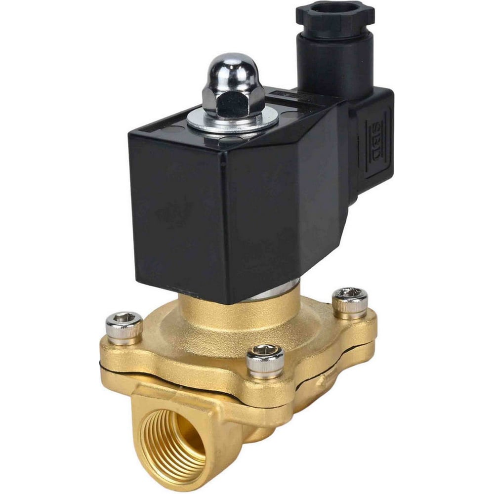 Изображение товара Электромагнитный двухходовой клапан латунь DN15 220В EPDM