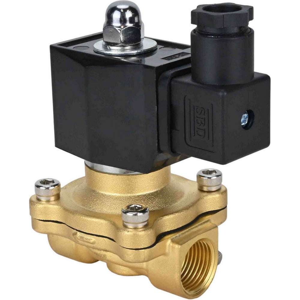 Изображение товара Электромагнитный клапан DN.ru VS2W-300V-NC Ду25 латунь Viton 24В DC