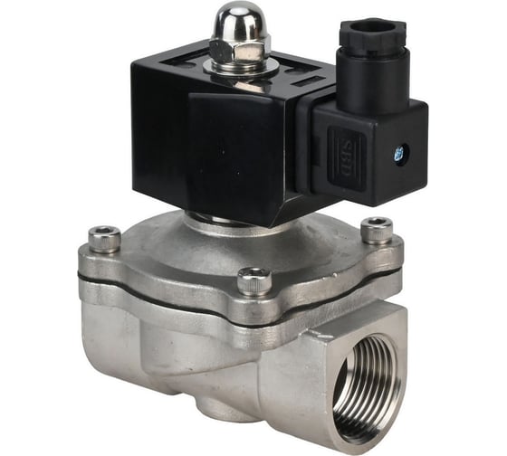 Изображение товара Клапан электромагнитный DN.ru VS2W-301V-NO Ду25 Ру10 двухходовой, сталь, VITON, 24В DC D130-01867