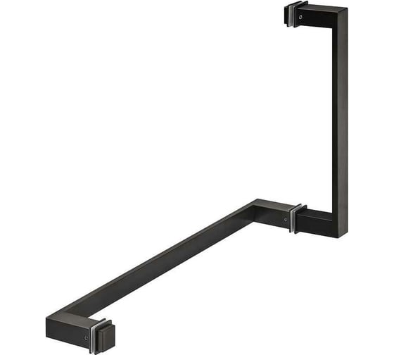 Изображение товара Поручень для стеклянных перегородок Hafele черный матовый 981.77.011