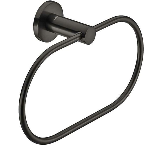 Изображение товара Держатель полотенца Hafele черный матовый 980.60.803