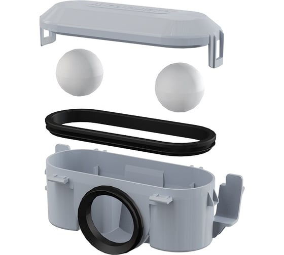 Изображение товара Гидрозатвор для пластикового желоба Alcadrain p065-nd 00040141