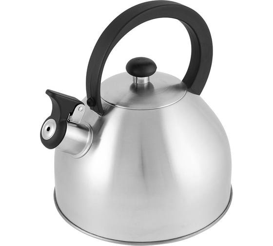 Изображение товара Чайник из нержавеющей стали со свистком Mallony OPERA матовый, 2.5 л 006871