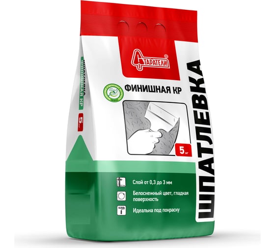 Изображение товара Шпатлевка полимерная Старатели Финишная КР 5 кг 3277/3458