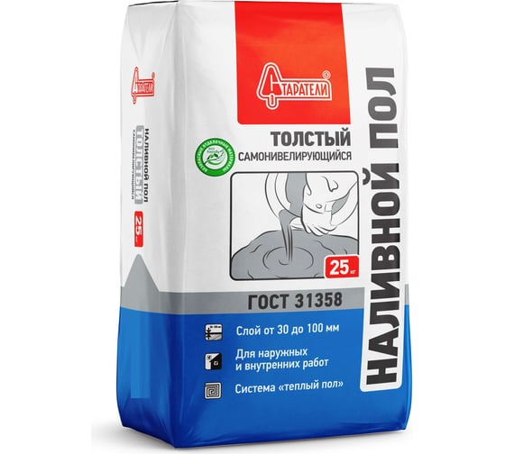 Изображение товара Наливной пол Старатели Толстый самонивелирующийся 25 кг 3277/665