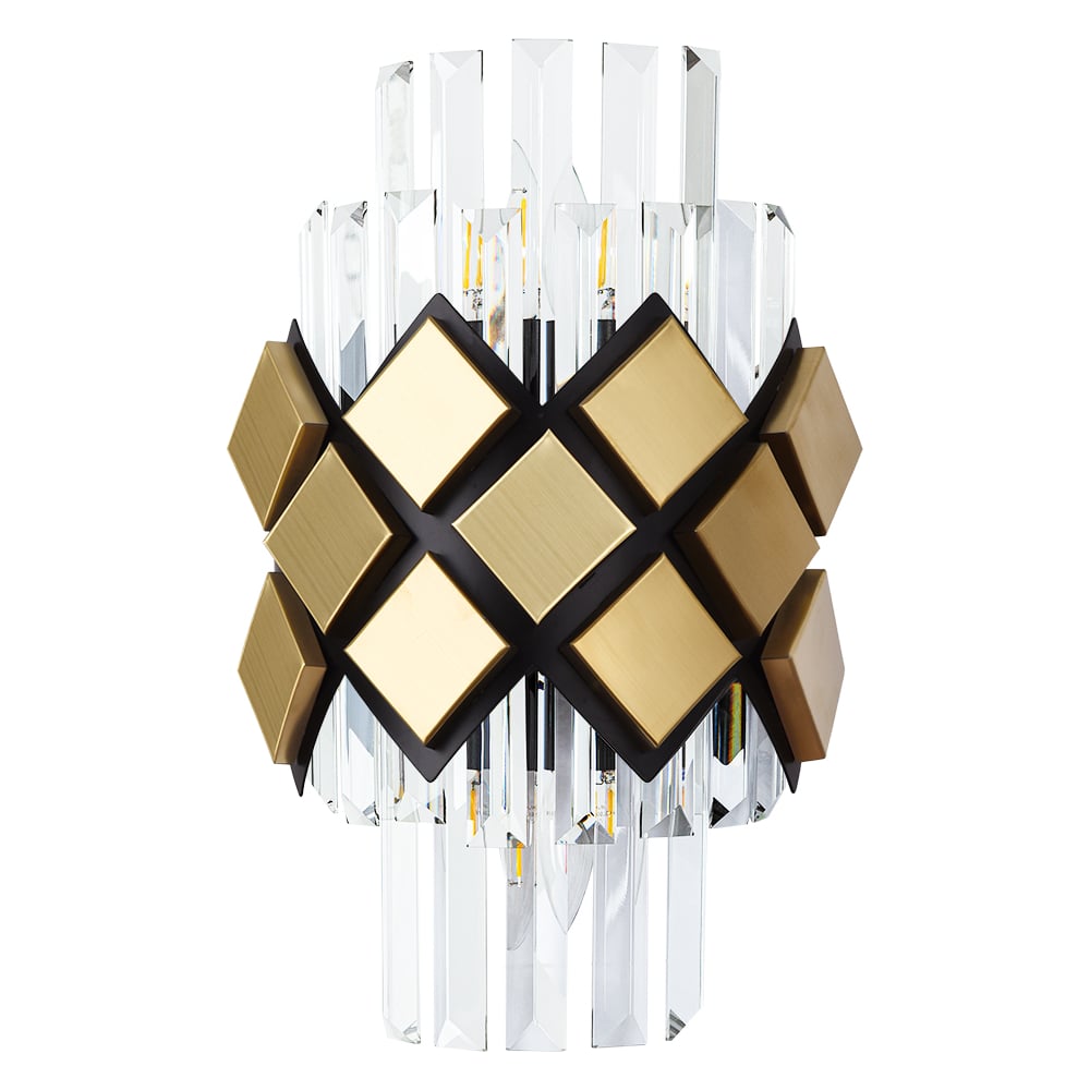 Изображение товара Настенный светильник ARTE LAMP A1039AP-2BK стильный современный дизайн золото