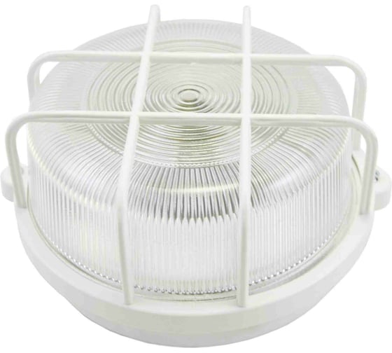 Изображение товара Влагозащищенный светильник APEYRON с решеткой белый, корпус ПАТС НБП01-60-003бел