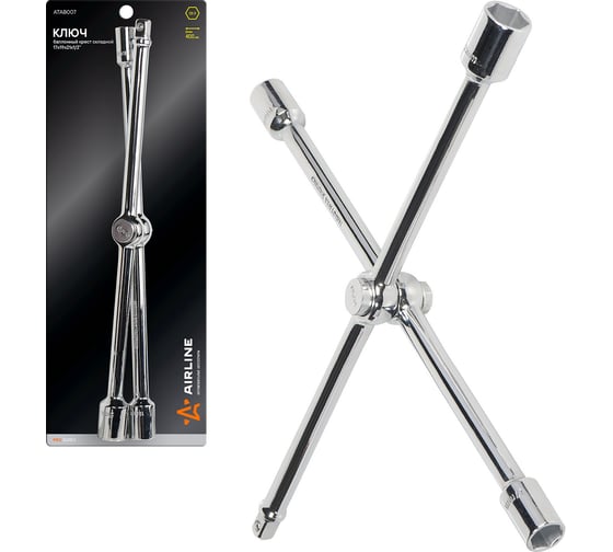 Изображение товара Баллонный крестовой складной ключ Airline PRO 17x19x21x1/2", 400 мм ATAB007