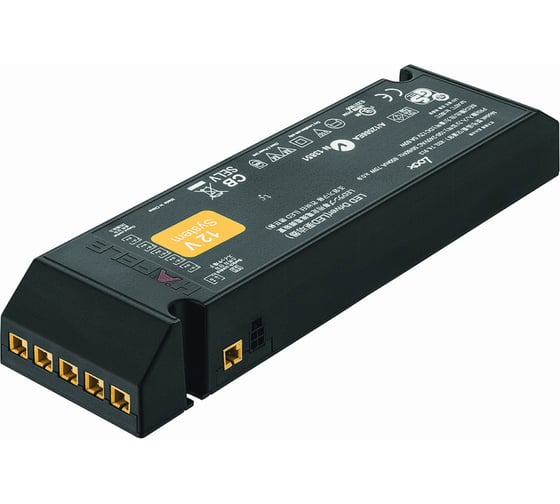 Изображение товара Драйвер LED 12V/0-60W, черный Hafele 833.74.913