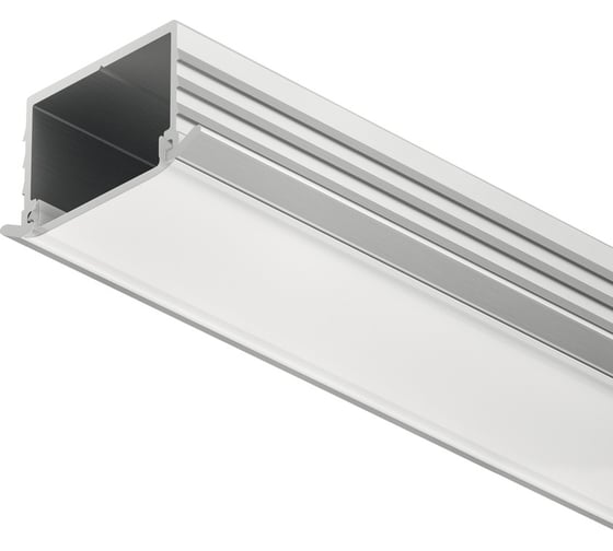 Изображение товара Профиль 1191 Hafele алюминий, серебристый, опал, 2.5м 833.72.984