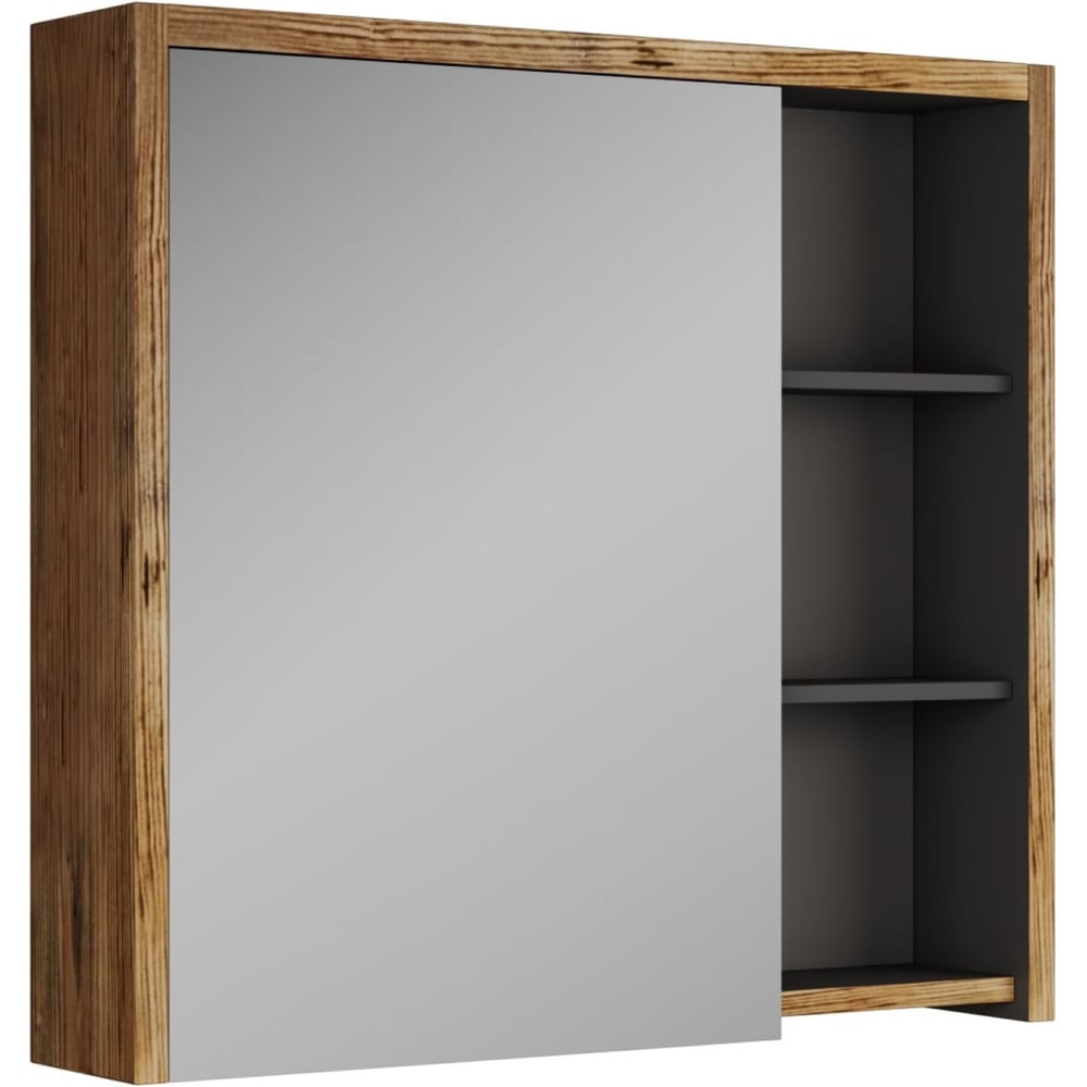 Изображение товара Зеркало-шкаф Veneciana Olona 80 дуб харбор золотой современный стиль