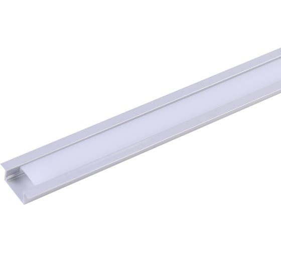 Изображение товара Алюминиевый врезной прямой профиль с экраном truEnergy 22x7мм анодированный 2м 19030