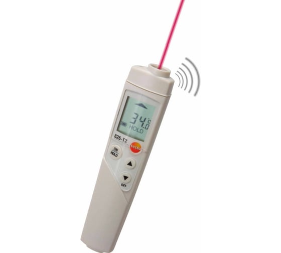 Изображение товара Инфракрасный термометр Testo 826-T2 для пищевого сектора с лазерным целеуказателем 0563 8282