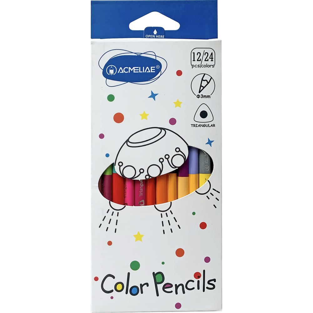 фото Набор цветных карандашей acmeliae