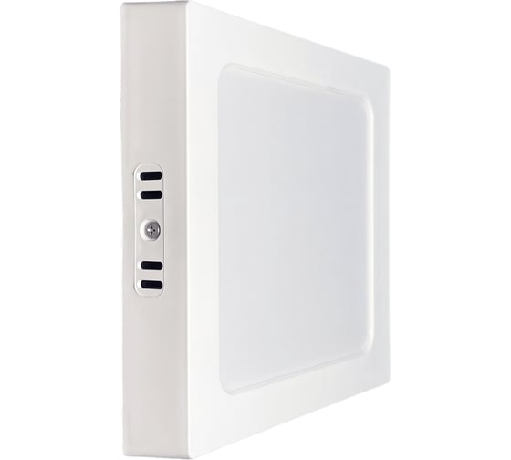 Изображение товара Светодиодный накладной светильник truEnergy квадрат 15w 4000k 1200lm 183x183мм белый пластик 10109