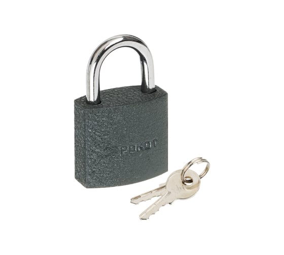 Изображение товара Навесной замок РОКОТ "Серый металл", 20 мм 673-010
