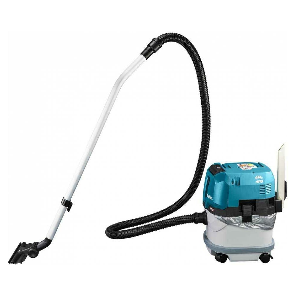 Изображение товара Аккумуляторный пылесос Makita XGT BL 2x40В, 230 мбар, 15 л, L-класс, сухой, XPT, AWS, с модулем WUT01 VC004GLZ01