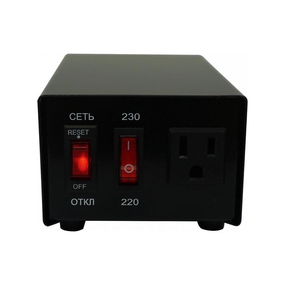 Изображение товара Автотрансформатор Штиль 0,1 кВА в черном корпусе АТ 230-220/110-0,1-50 ч/к