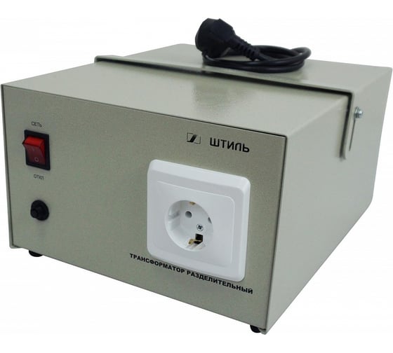 Изображение товара Трансформатор Штиль U вход 230 220, в корпусе ОСЗМ Р 220/220-2,0-50