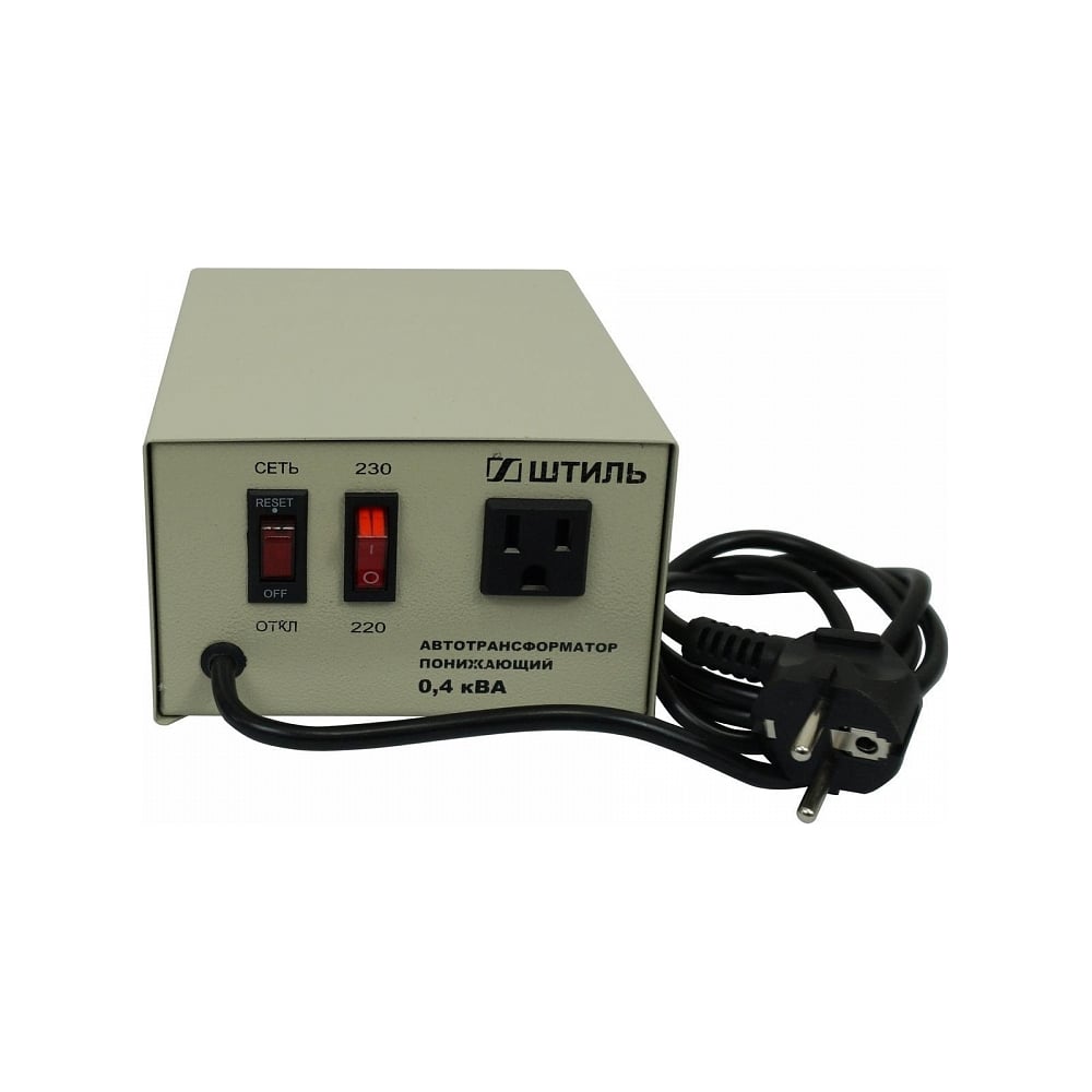 Изображение товара Автотрансформатор Штиль 0,4 кВА для понижения напряжения AT 230-220/120-0,4-50 с/к