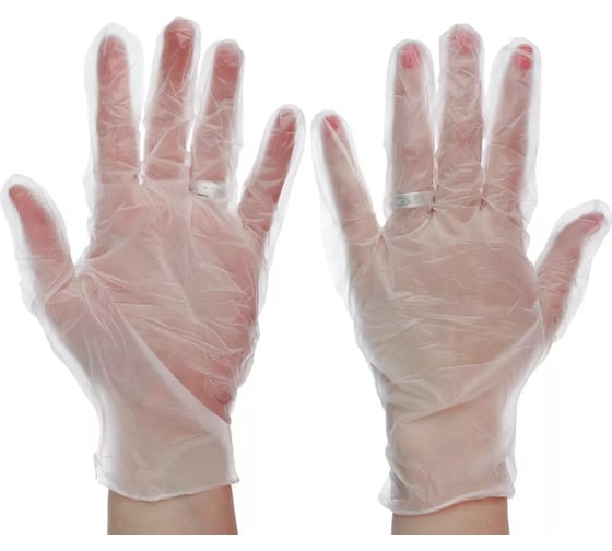 Изображение товара Набор перчаток VETTA 10 шт., ПВХ, р-р M 447-030