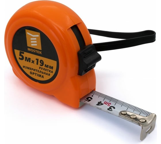 Изображение товара Измерительная рулетка MOSTEK Optima 3 м, 16 мм, с фиксатором 5123016