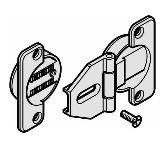 Изображение товара Средняя шарнирная петля Hafele Slido Fold 40 409.63.710