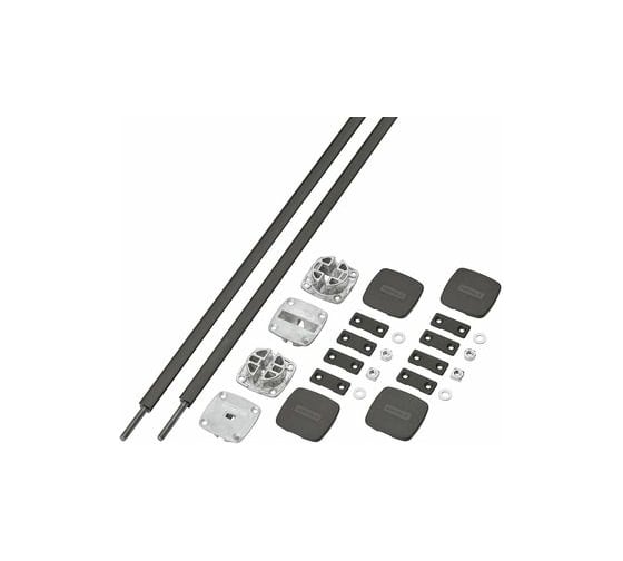 Изображение товара Стержень Hafele Planofit с резьбой, с крышкой, черный 2.4 м 407.90.270