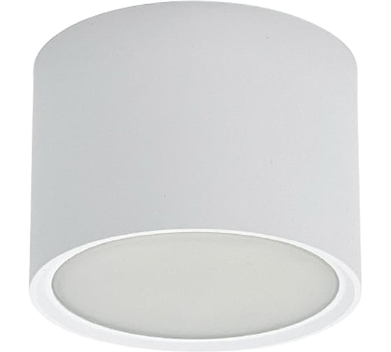 Изображение товара Накладной светильник truEnergy под лампу GX53 D82xH60мм IP20 белый/алюминий 21004