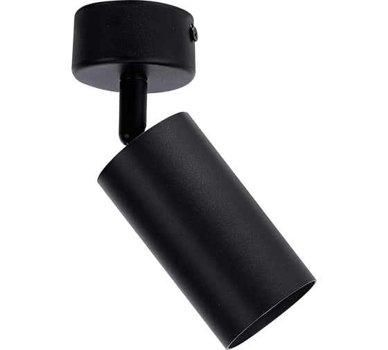 Изображение товара Накладной поворотный светильник truEnergy GU10 D55xH100мм IP20 чёрный/алюминий 21331