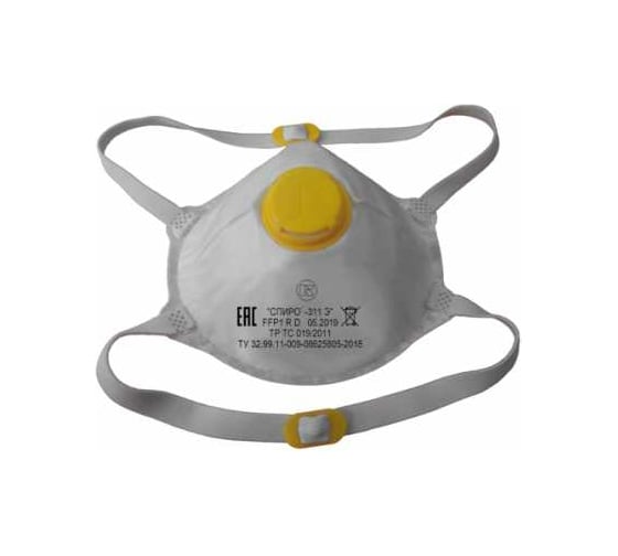 Изображение товара Респиратор СПИРО 311 Е FFP1 R D 1562 1561