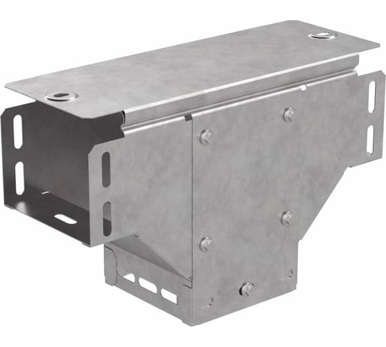 Изображение товара Т-образный вертикальный ответвитель Промрукав с крышкой стандарт 100x80 1шт PR16.0957