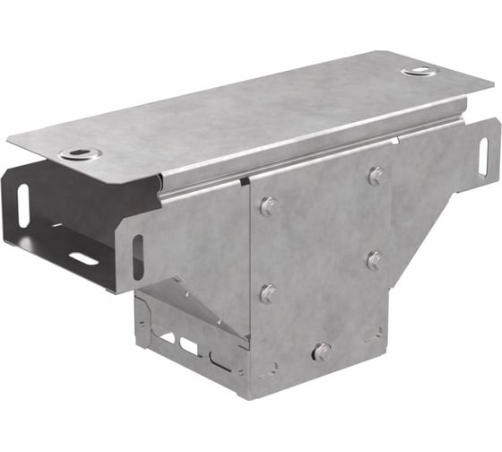 Изображение товара Т-образный вертикальный ответвитель Промрукав с крышкой стандарт 100x50 1шт PR16.0956