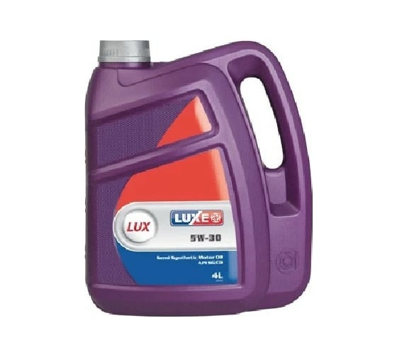 Изображение товара Моторное масло LUXE Люкс 5w30, sj/cf, полусинтетическое, 4 л 102