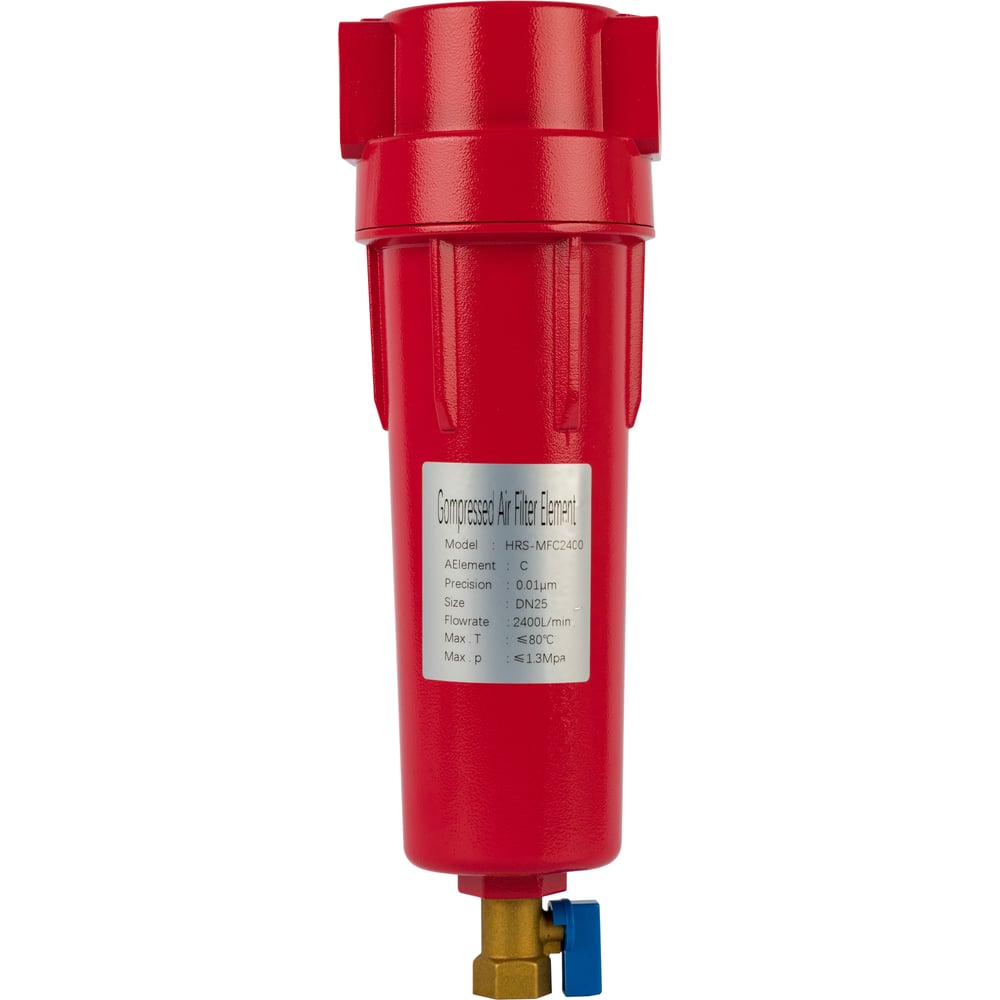 Изображение товара Магистральный воздушный фильтр Harrison HRS-MFC2400 2400 л/мин 13 бар 0.01 мкм