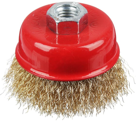 Изображение товара Щетка металлическая 75 мм, М14 (чашка) для УШМ ЕРМАК 656-037