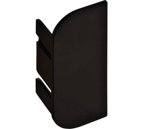 Изображение товара Торцевая заглушка Hafele для двойного профиля, пластик, чёрный 126.37.936